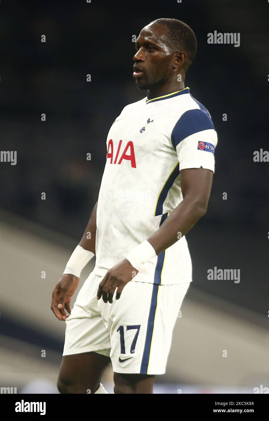 Moussa Sissoko von Tottenham Hotspur während der UEFA Europe League Group J zwischen Tottenham Hotspur und Royal Antwerp am 10.. Dezember 2020 im Tottenham Hotspur-Stadion in London, England (Foto: Action Foto Sport/NurPhoto) Stockfoto