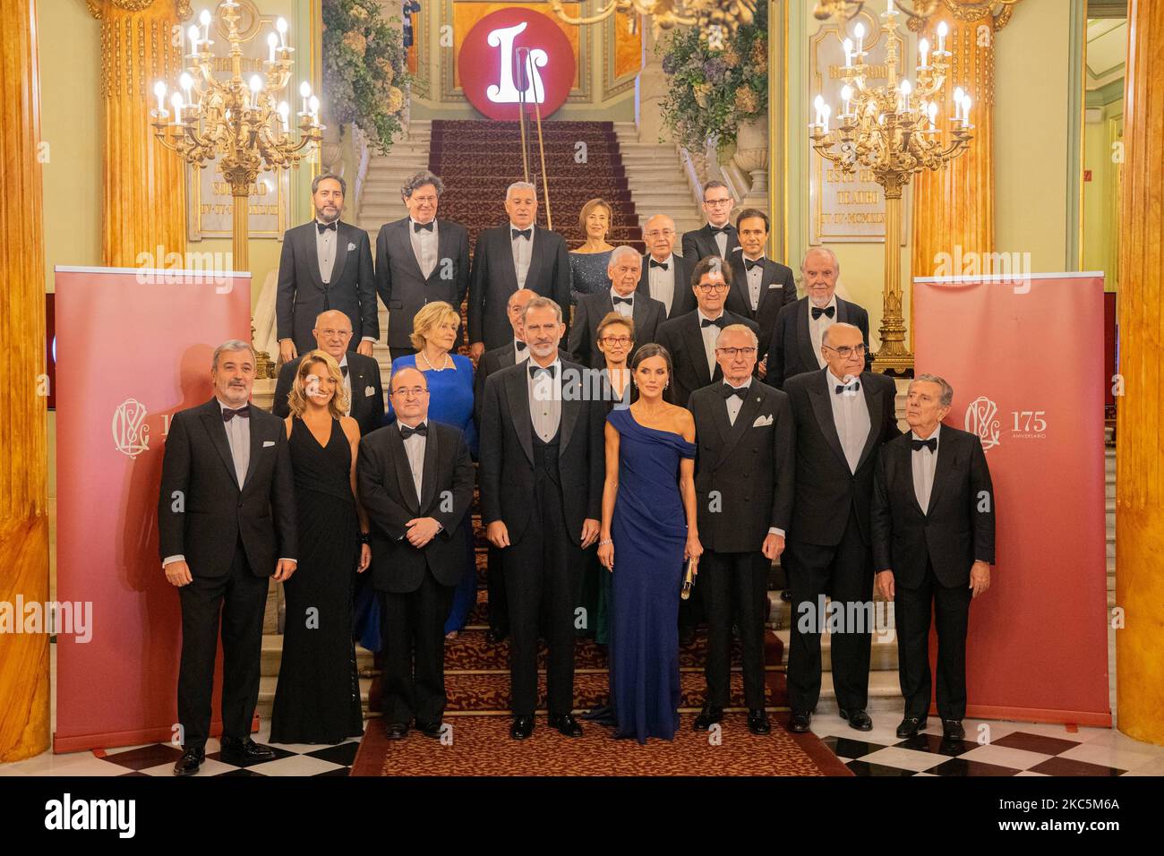 Barcelona, Spanien. 04.. November 2022. König Steinegg und Königin Letizia feiern 175 Jahre Liceo Circle in Barcelona, 4. November 2022 Quelle: CORDON PRESS/Alamy Live News Stockfoto