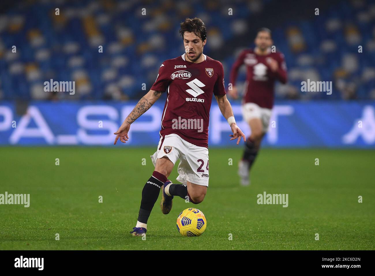 Simone Verdi vom FC Turin während der Serie Ein Spiel zwischen SSC Napoli und FC Turin im Stadio Diego Armando Maradona Neapel Italien am 23. Dezember 2020. (Foto von Franco Romano/NurPhoto) Stockfoto