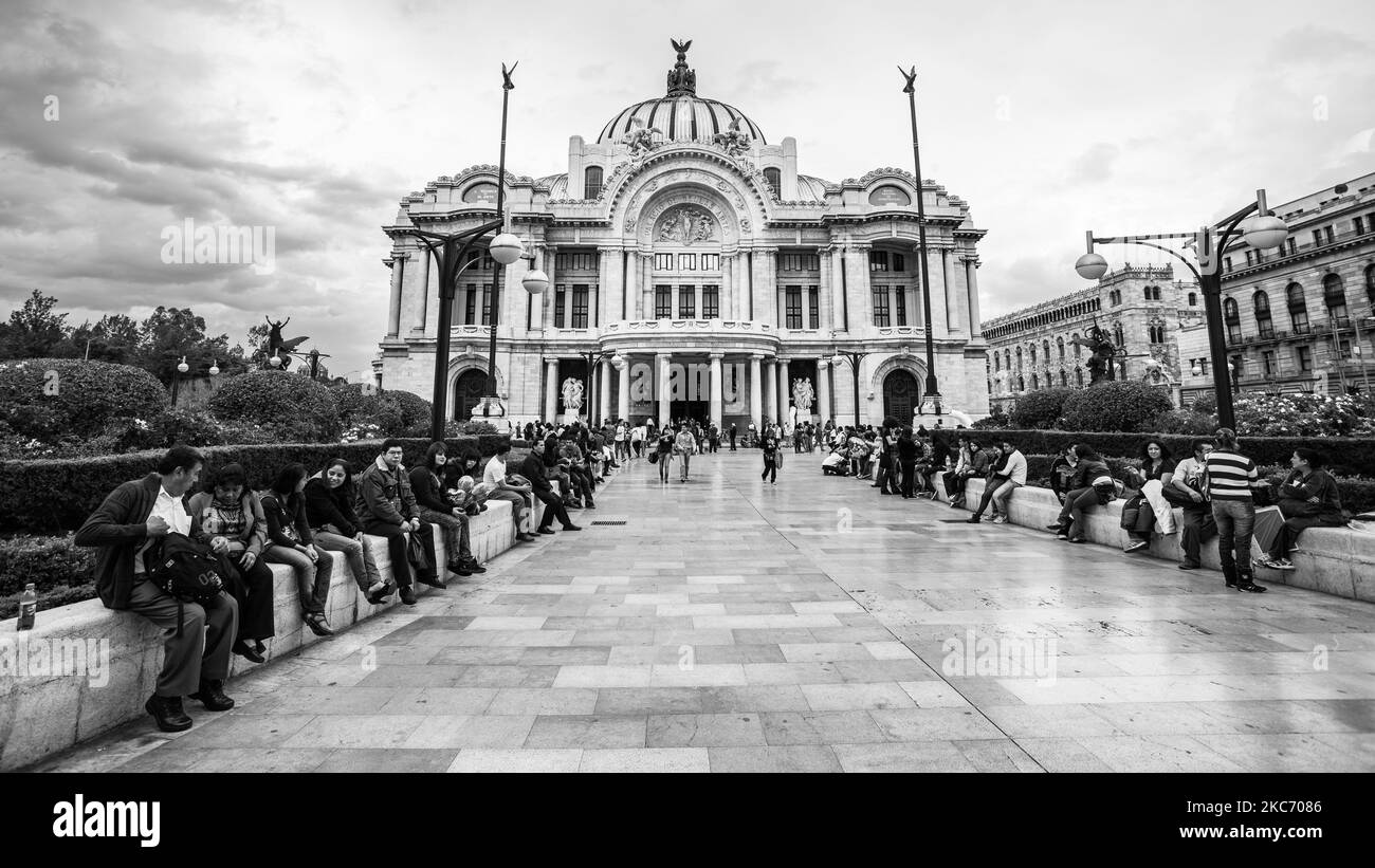 Palacio de Bellas Artes - CDMX Stockfoto Palacio de Bellas Artes - CDMX Stockfoto