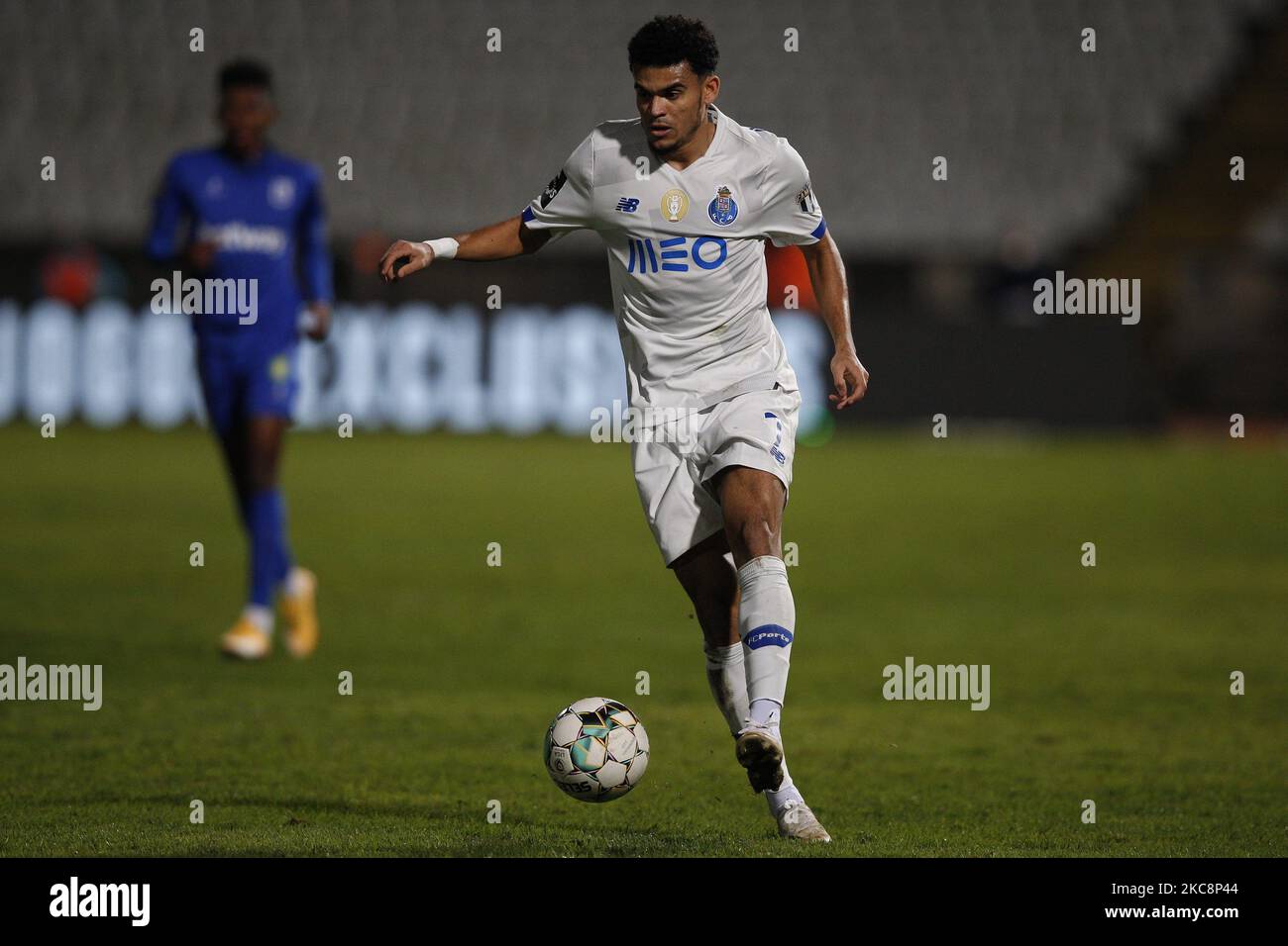 Luis DAZ in Aktion während des Spiels für die Liga NOS zwischen Belenenses SAD und FC Porto, im Estdio Nacional, Lissabon, Portugal, 04, Februar 2021 (Foto von JoÃ£o Rico/NurPhoto) Stockfoto