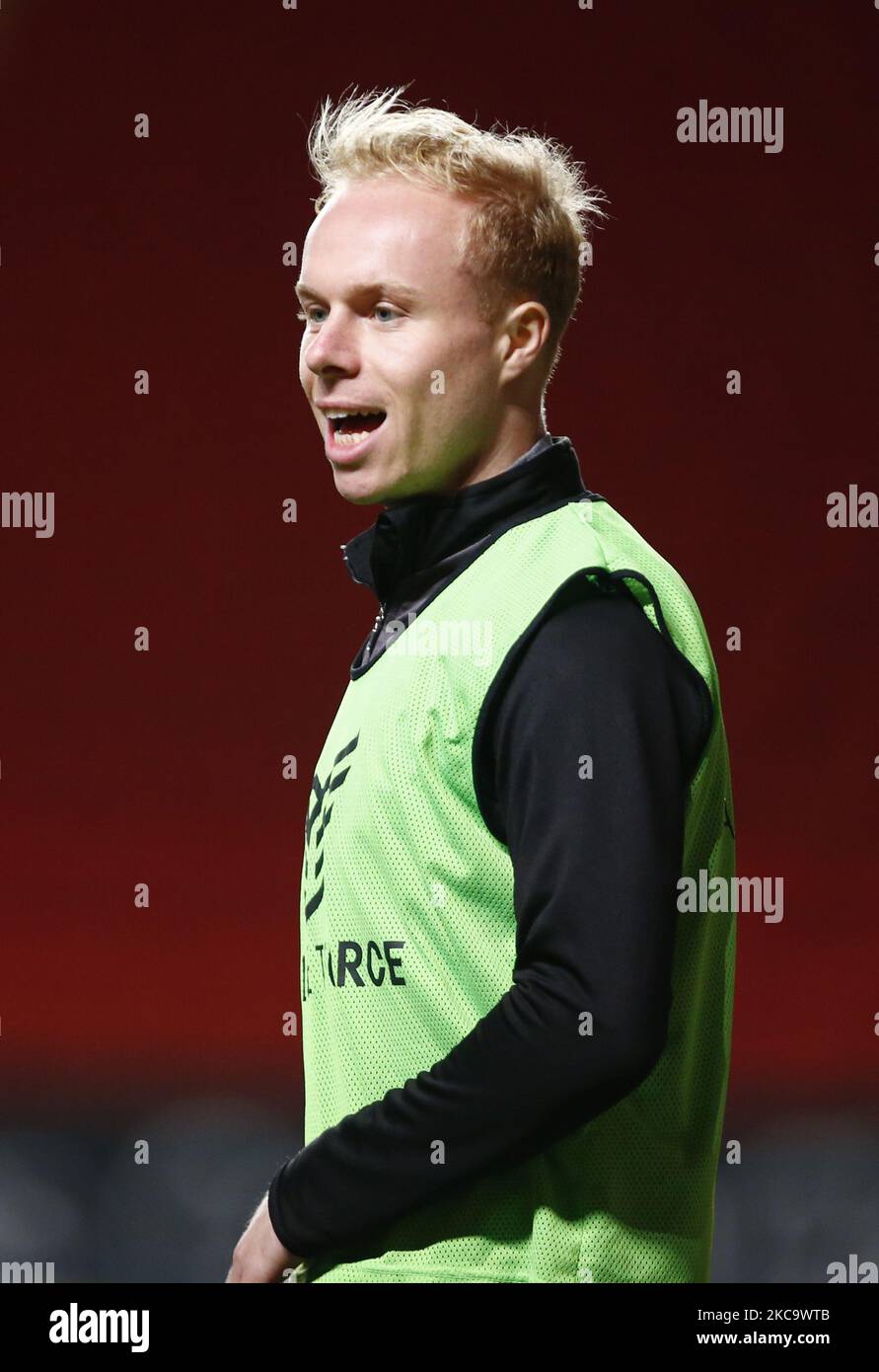 Ryan Broom von Burton Albion (Leihgabe von Peterborough United) während der Sky Bet League One zwischen Charlton Athletic und Burton Albion2at The Valley, Woolwich am 23.. Februar 2021 (Foto von Action Foto Sport/NurPhoto) Stockfoto