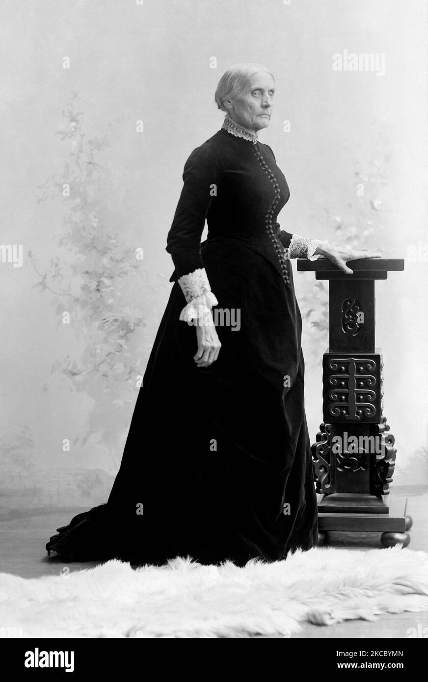 Standbildnis von Susan B. Anthony. Stockfoto