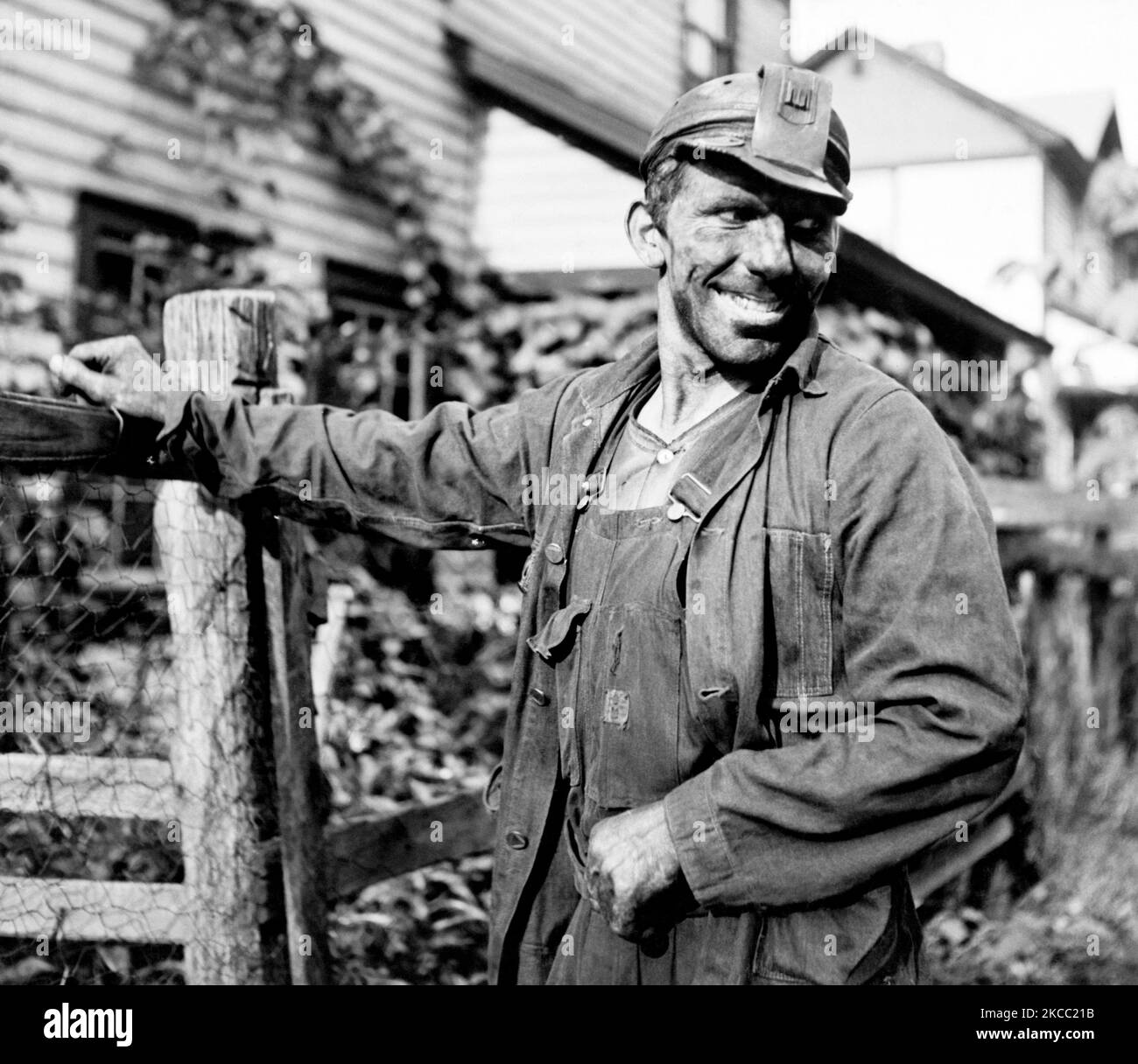 Ein polnischer Kohlebergmann in Capels, McDowell County, West Virginia, 1938. Stockfoto