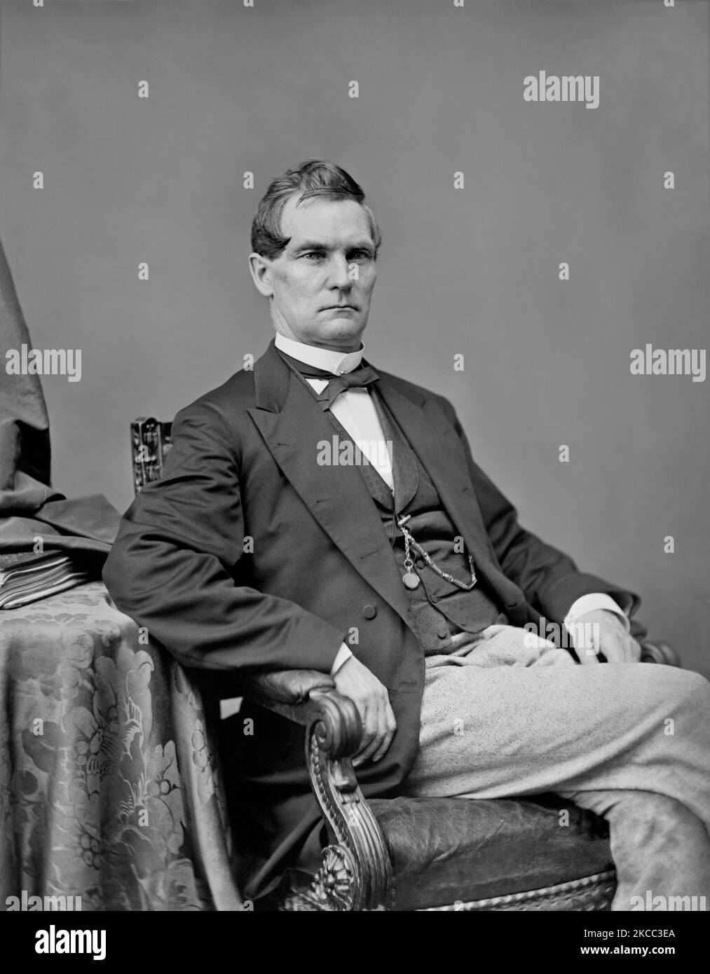 Porträt des US-Vizepräsidenten William A. Wheeler aus dem Jahr 19.. Stockfoto