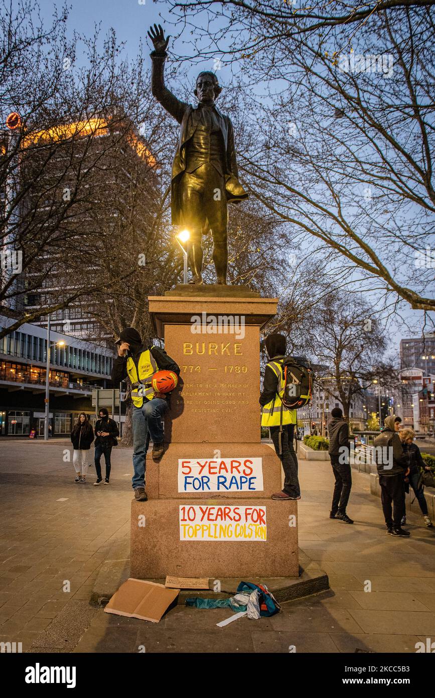 Statue von edmumd burke Fotos und Bildmaterial in hoher Auflösung Alamy