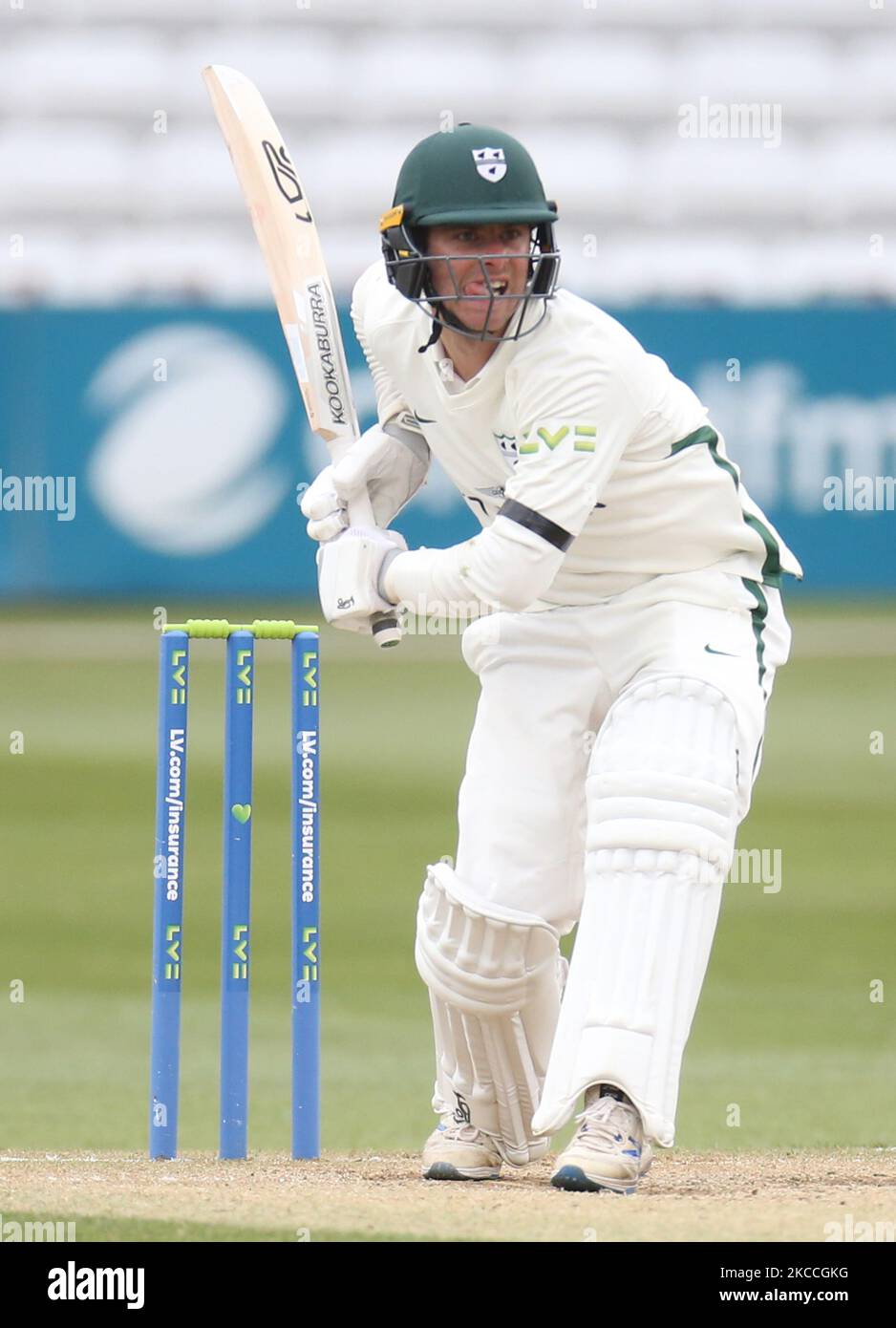 Jake Libby während der LV Insurance County Championship Group 1 Tag 3 von vier zwischen Essex CCC und Worcestershire CCC auf dem Cloudfm County Ground am 10.. April 2021 in Chelmsford, England (Foto von Action Foto Sport/NurPhoto) Stockfoto