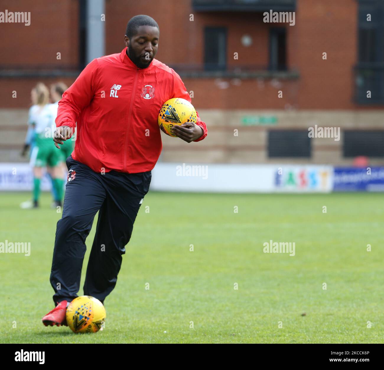 Robin Letty während des Vitality Women's FA Cup Dritte Runde zwischen Leyton Orient Women und Chichester & Selsey Ladies am 11.. April 2021 im Breyer Group Stadium, Brisbane Road, London UK (Foto by Action Foto Sport/NurPhoto) Stockfoto