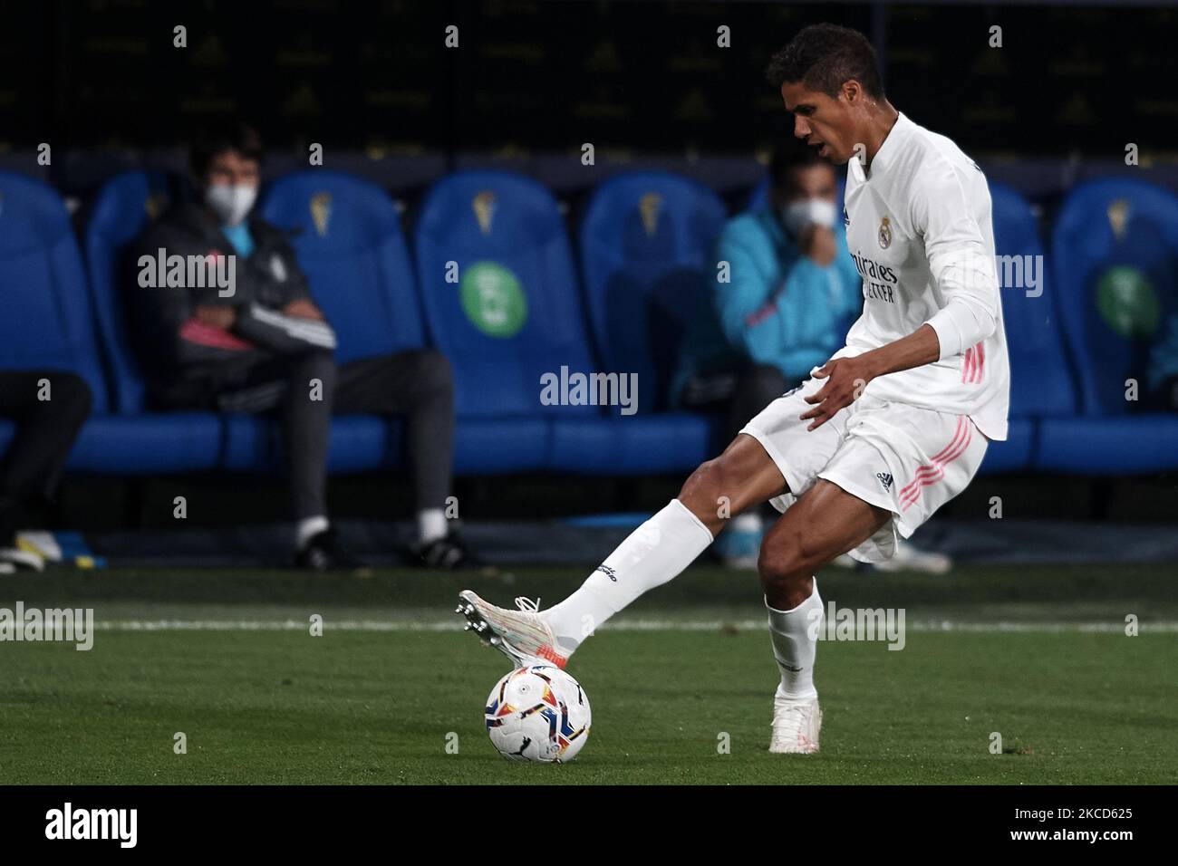 Raphael Varane von Real Madrid hat beim La Liga Santander Spiel