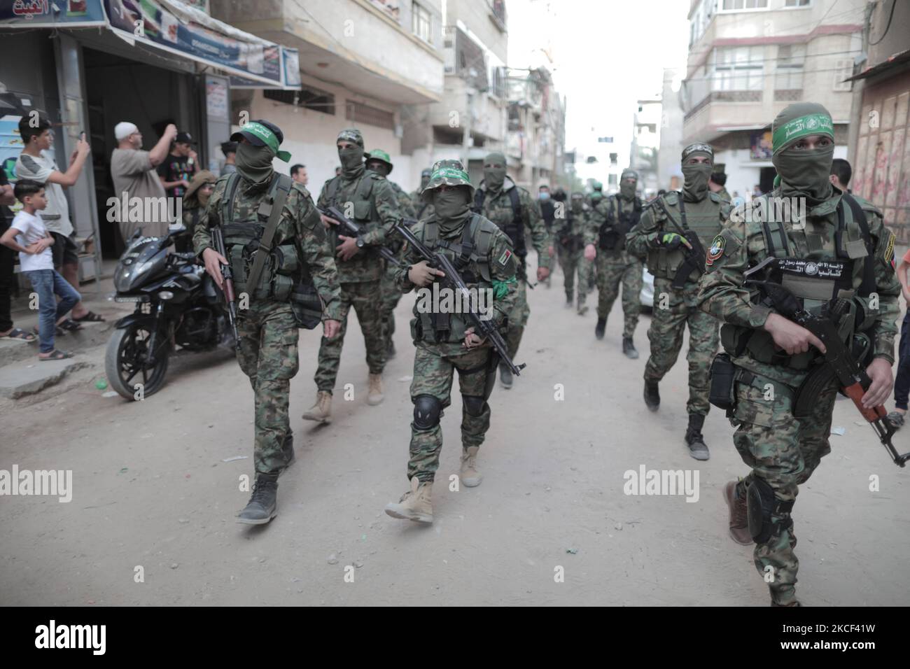 Mitglieder der AlQassamBrigaden, des Flügels der