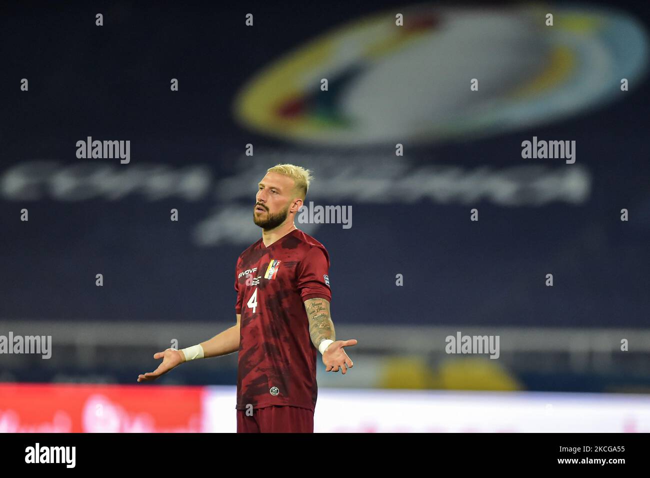 Velazquez Venezuela Spieler während eines Spiels gegen Equador im Engenhão Stadion für die Copa América 2021, im Estadio Olímpico Nilton Santos am 20. Juni 2021 in Rio de Janeiro, Brasilien. (Foto von Thiago Ribeiro/NurPhoto) Stockfoto