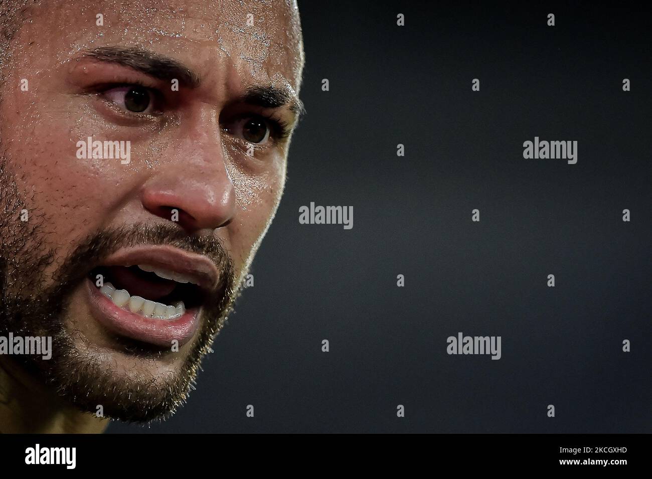 Neymar Brasilianer bei einem Spiel gegen Peru im Engenhão-Stadion für die Copa América 2021, an diesem Montag(05). (Foto von Thiago Ribeiro/NurPhoto) Stockfoto