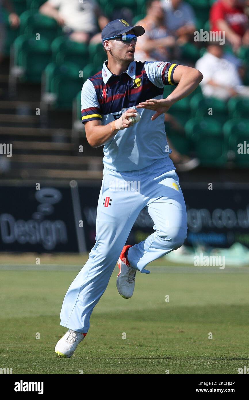 Alex Lees von Durham Fields während des Royal London One Day Cup-Spiels zwischen Kent und Durham auf dem County Ground, Beckenham, Großbritannien, am 22.. Juli 2021. (Foto von will Matthews/MI News/NurPhoto) Stockfoto