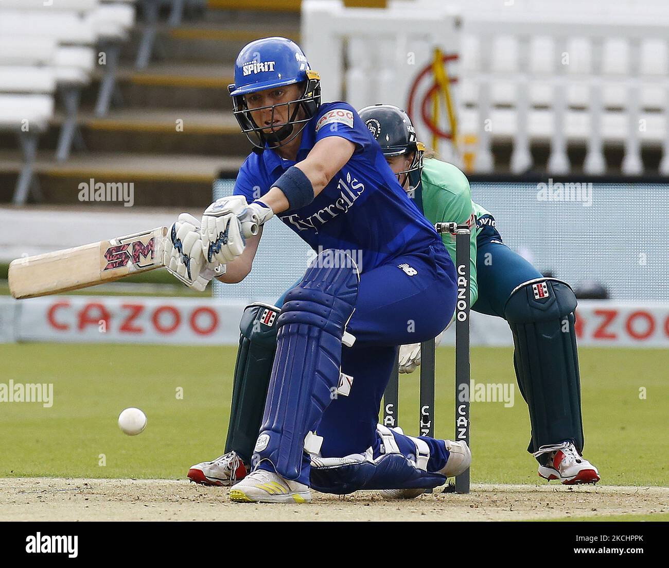 Heather Knight of London Spirit Womenduring the Hundred Zwischen London Spirit Women und Oval Invincible Women am 25.. Juli 2021 im Lord's Stadium in London, Großbritannien (Foto by Action Foto Sport/NurPhoto) Stockfoto