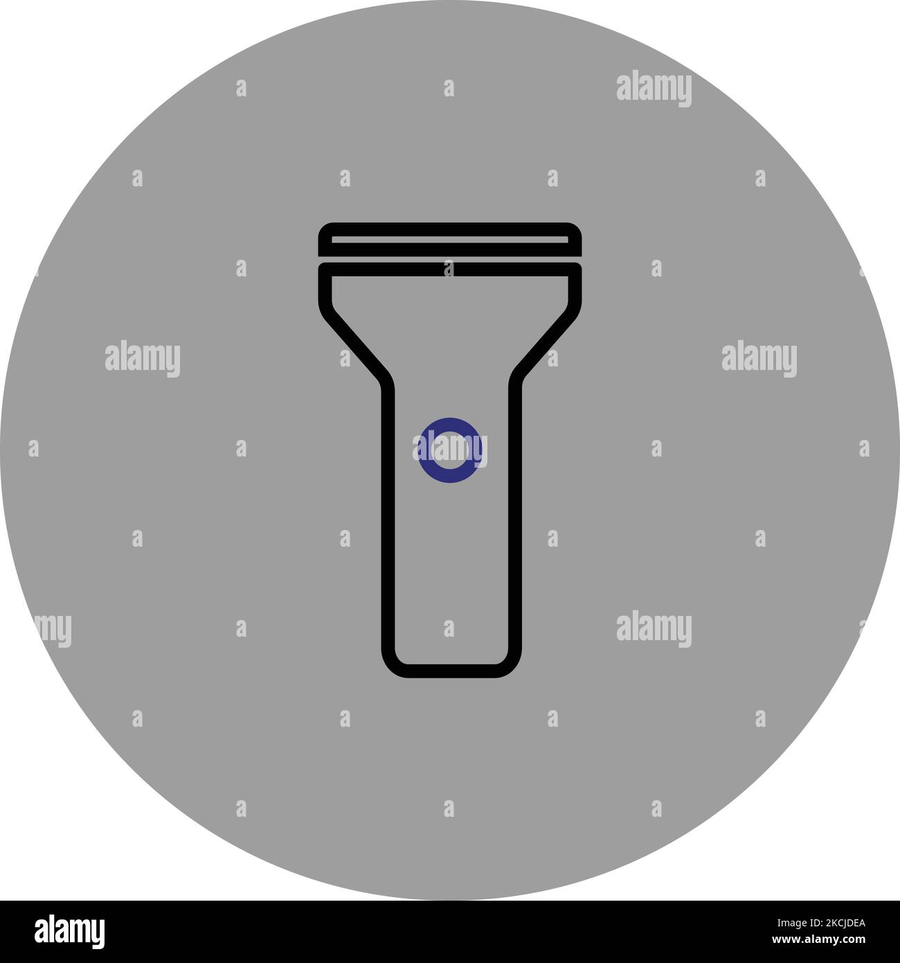 Glockensymbol Schwarz-Blau-Symbol Vektor-Symbol Grau Hintergrund-Symbol Android-Symbol Set Vektorbild Kreisform Symbole Illustrator-Datei EPS-Datei Illustration Stock Vektor