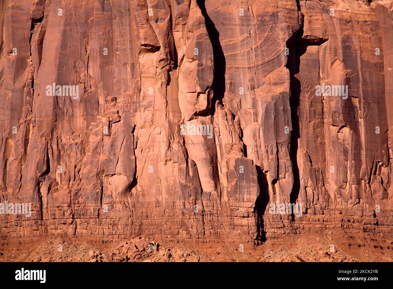 Detalle geologia Monument Valley Stockfoto