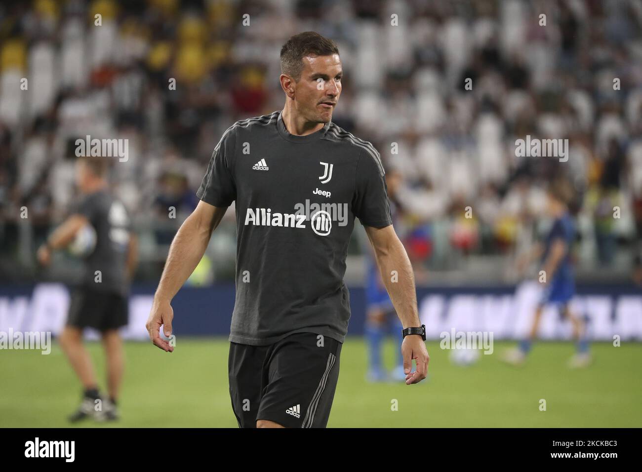 Simone Padoin von Juventus vor der Serie Ein Spiel zwischen Juventus und dem FC Empoli im Allianz Stadium am 28. August 2021 in Turin, Italien. (Foto von Giuseppe Cottini/NurPhoto) Stockfoto