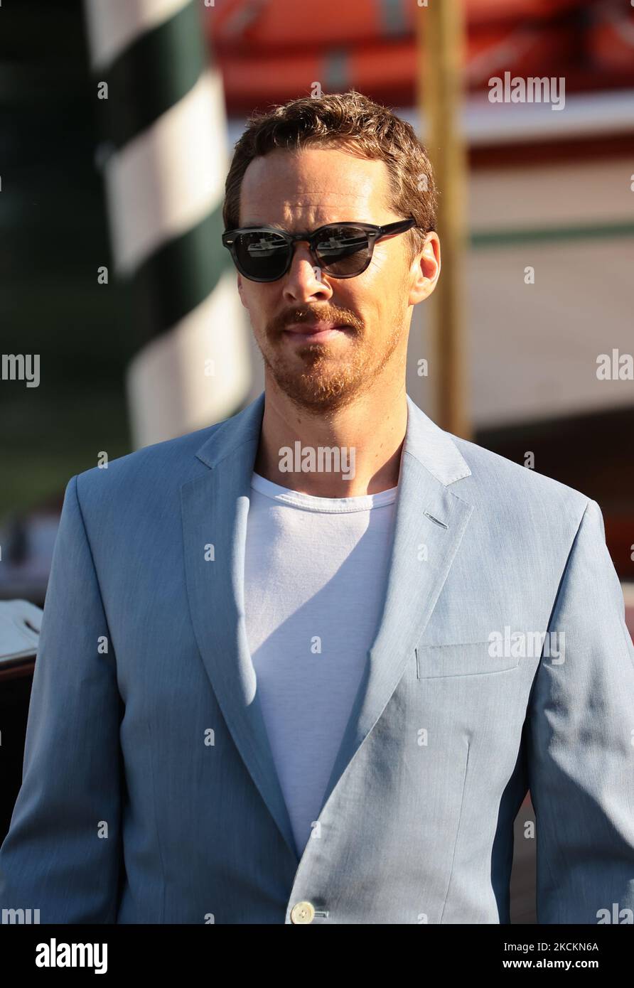 Benedict Cumberbatch kommt am 02. September 2021 auf den Internationalen Filmfestspielen von Venedig 78. in Venedig an. (Foto von Matteo Chinellato/NurPhoto) Stockfoto