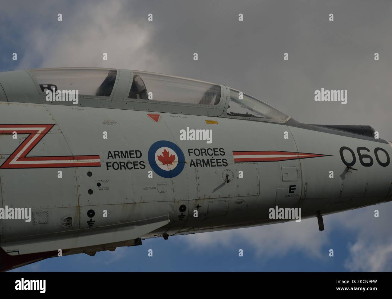 McDonnell Douglas CF-101 Voodoo vor dem Alberta Aviation Museum in Edmonton, Alberta. Am Freitag, den 17. August 2021, in Edmonton, Alberta, Kanada. (Foto von Artur Widak/NurPhoto) Stockfoto