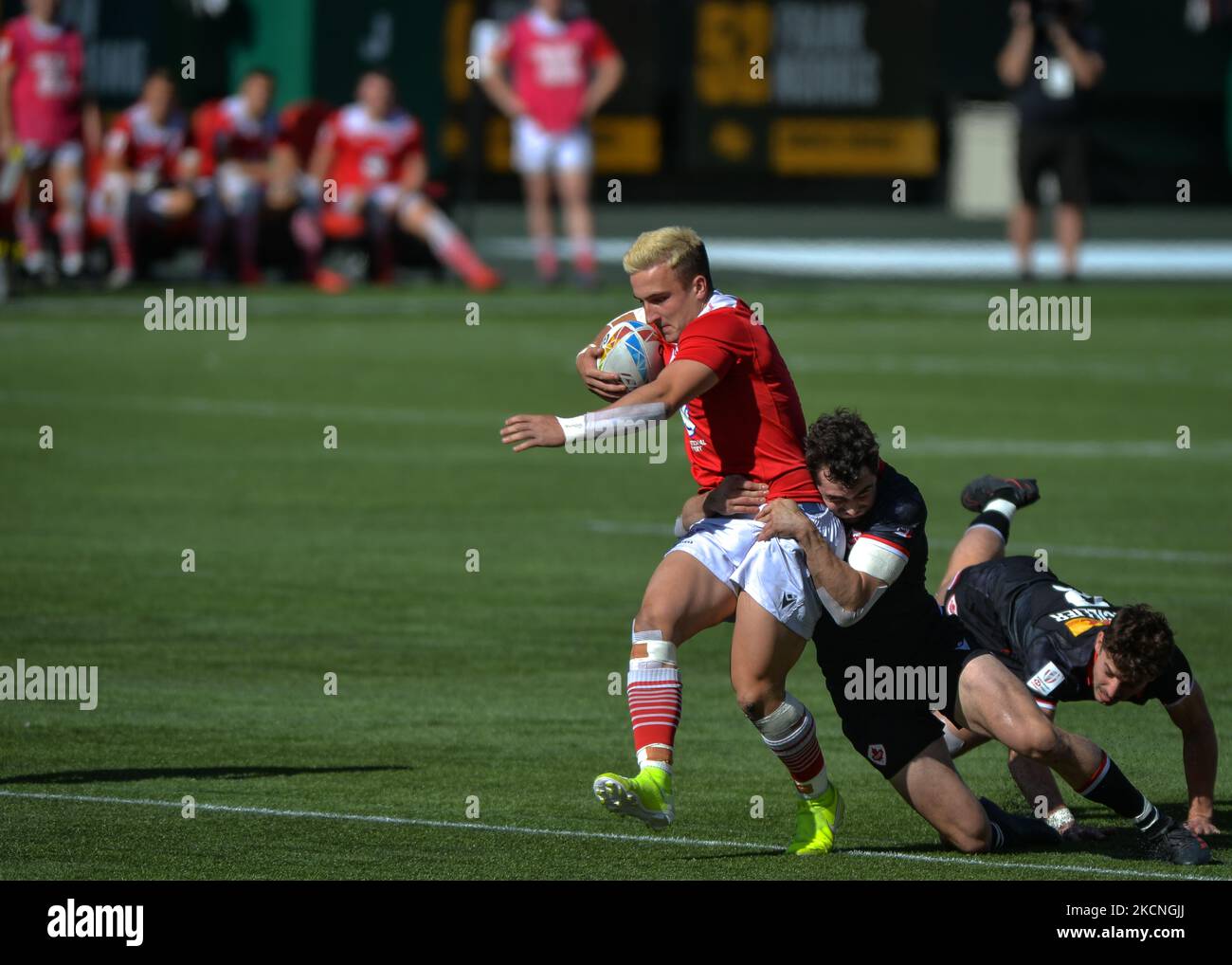 Hsbc world rugby seven series halbfinalspiel Fotos und Bildmaterial