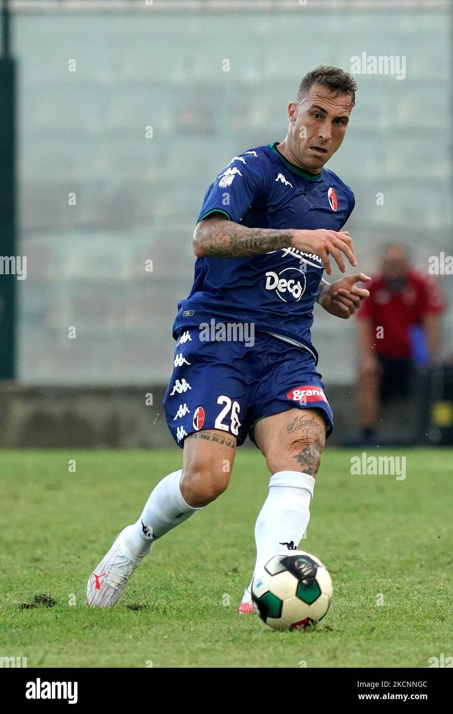 Emanuele Terranova von SSC Bari während des Spiels der Serie C zwischen ACR Messina und SSC Bari am 29. September 2021 Stadion Franco Scoglio in Messina, Italien. (Foto von Gabriele Maricchiolo/NurPhoto) Stockfoto