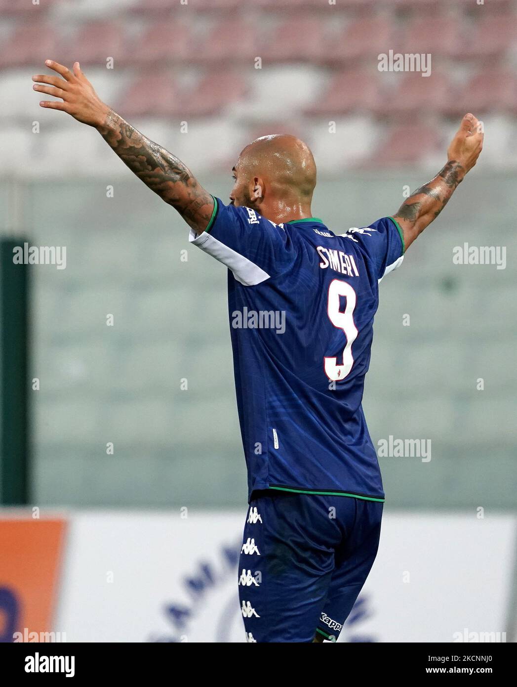 Simone Simeri von SSC Bari während des Spiels der Serie C zwischen ACR