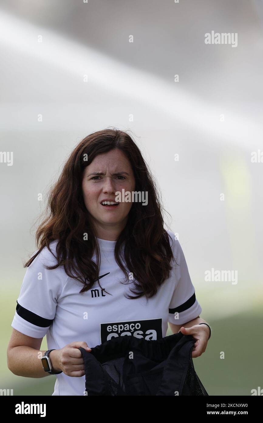 Mariana Cabral während des Spiels um die Liga BPI zwischen SCU Torreense und Sporting CP , im Estádio Municipal do Bombarral, Bombarral, Portugal, 02. Oktober, 2021 (Foto von João Rico/NurPhoto) Stockfoto