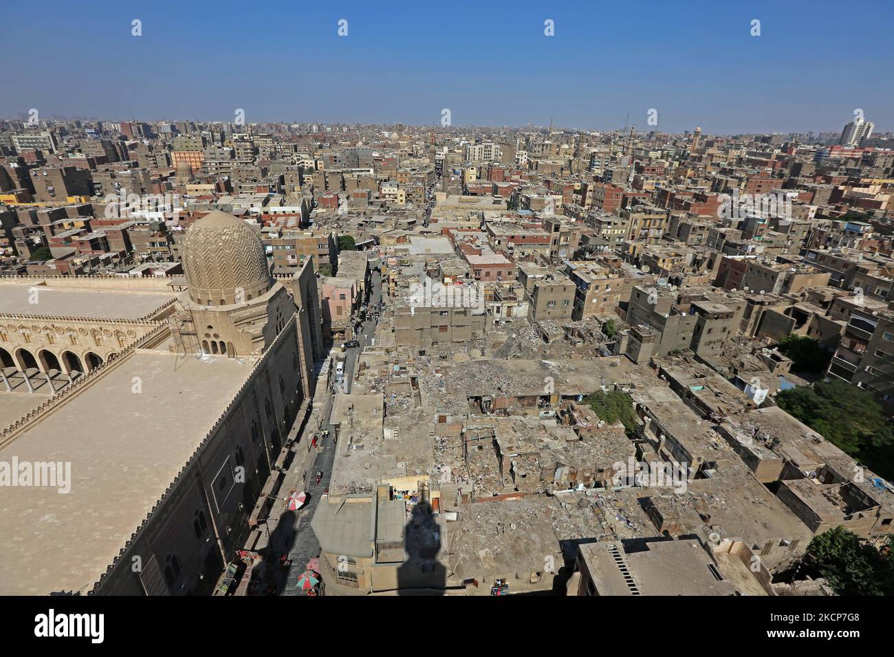 Das Bab Zuweila Gebiet im islamischen Alten Kairo in Al-Darb Al-Ahmar, Kairo, Ägypten am 7. oktober 2021 . (Foto von Fadel Dawod/NurPhoto) Stockfoto