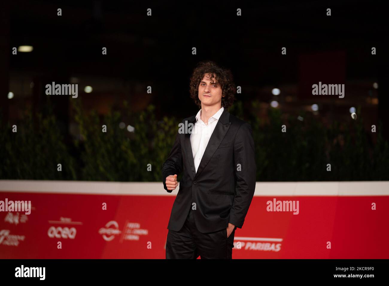 Antonio Bannò besucht den roten Teppich des Films „Vita da Carlo“ während des Rom Film Fest 2021 16. am 22. Oktober 2021 in Rom, Italien (Foto: Luca Carlino/NurPhoto) Stockfoto