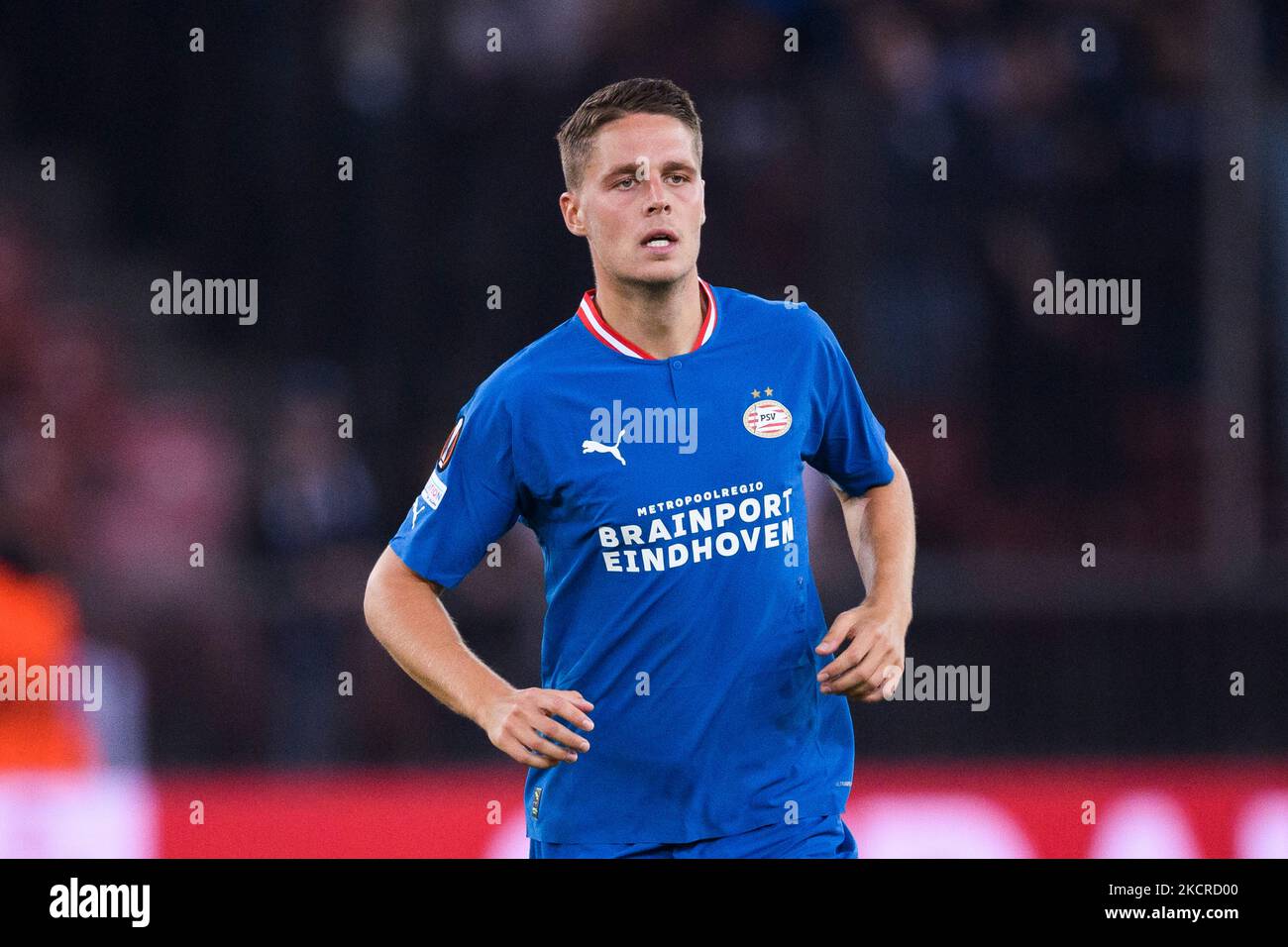 Zürich, Schweiz - 06. Oktober: Joey Veerman vom PSV läuft während der UEFA Europa League-Gruppe Ein Spiel zwischen dem FC Zürich und dem PSV Eindhoven am 6. Oktober 2022 im Stadion Letzigrund in Zürich, Schweiz. (Foto von Marcio Machado/Eurasia Sport Images) (Foto von Eurasia Sport Images/Just Picturs/Sipa USA) Stockfoto