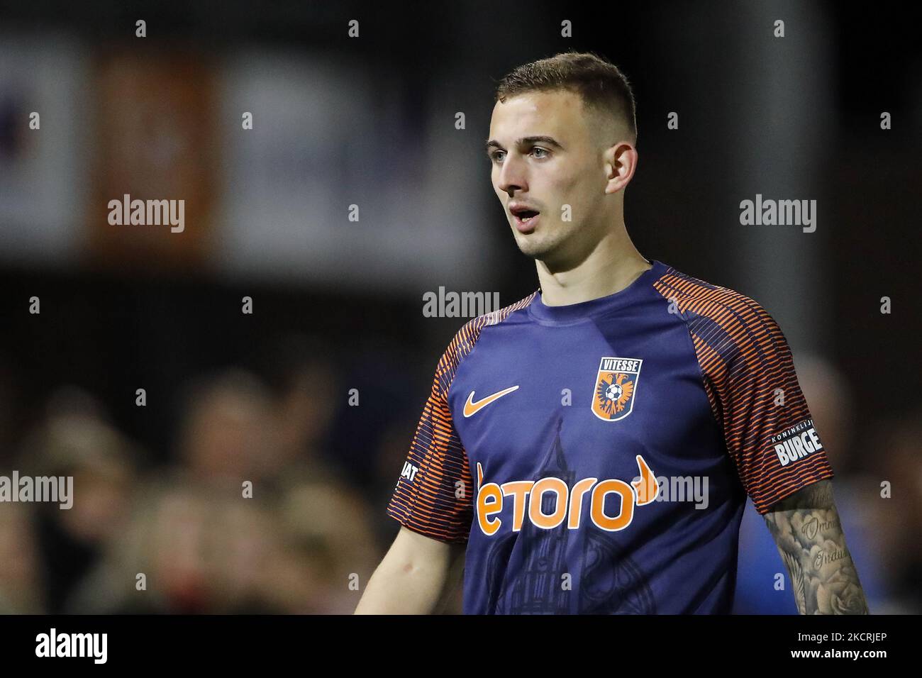 Werkendam - Kacper Kolowski von Vitesse während des Toto KNVB Cup Spiels zwischen Kozak Boys und Vitesse im Sportpark de Zwaaier am 19. Oktober 2022 in Werkendam, Niederlande. ANP | Niederländische Höhe | BART STOUTJEDIJK Stockfoto