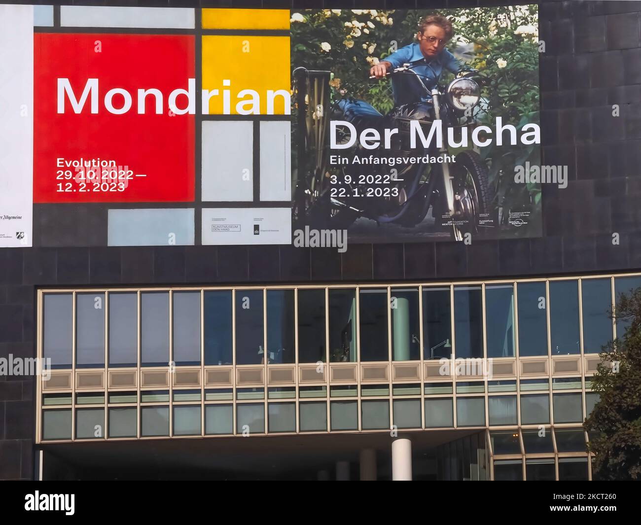 Gebäude des Museums K20 in Düsseldorf Stockfoto