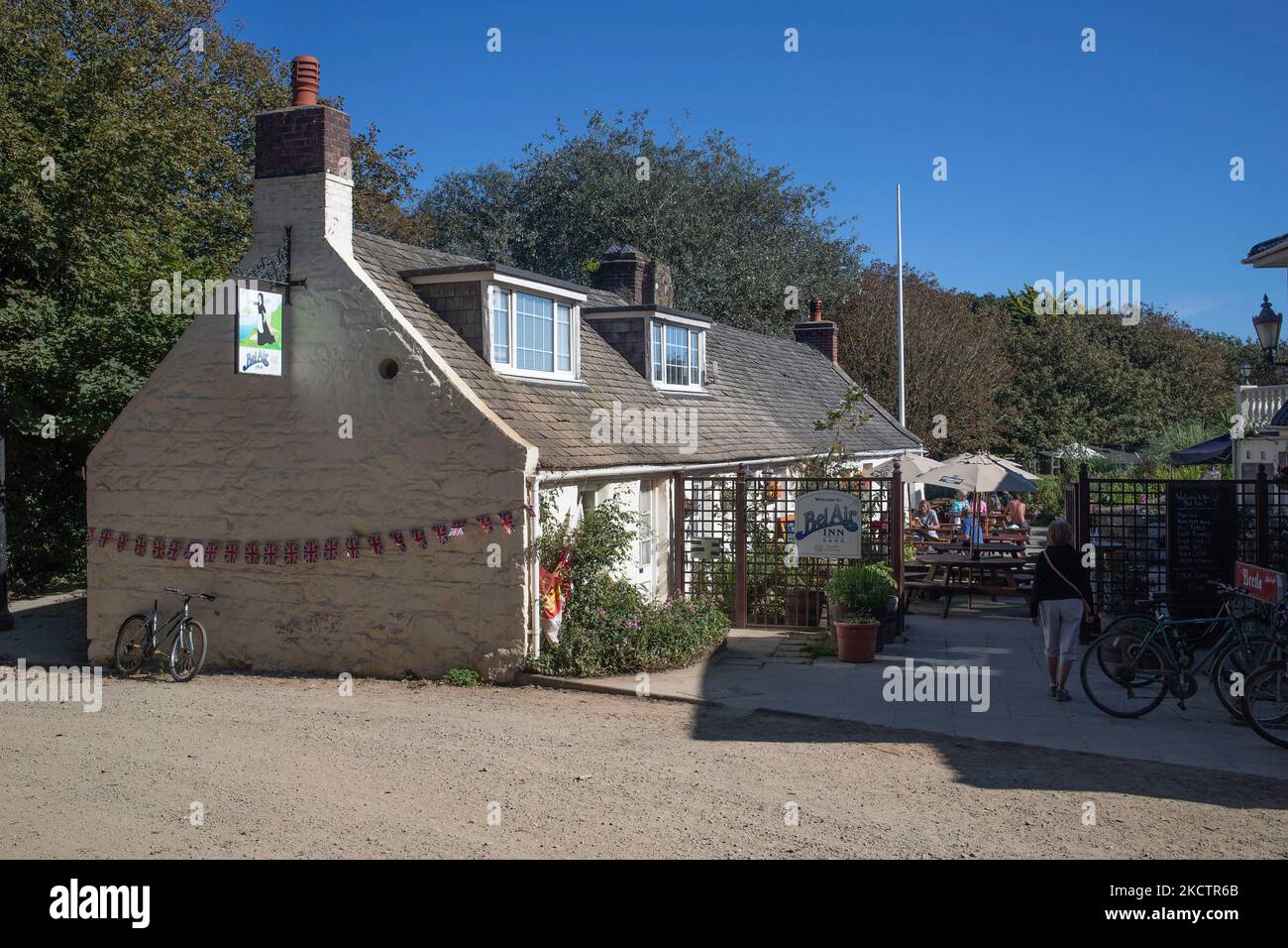 Bel Air Inn auf der Insel Sark, Teil der Kanalinseln, Großbritannien Stockfoto