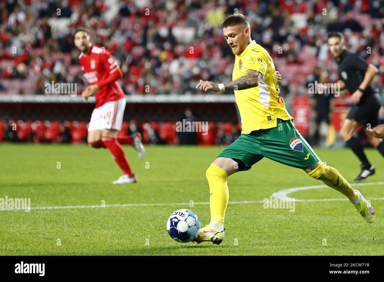 Antunes in Aktion während des Spiels um Taça de Portugal zwischen SL Benfica und Paços de Ferreira, im Estádio da Luz, Lissabon, Portugal, 19. November, 2021 (Foto von João Rico/NurPhoto) Stockfoto