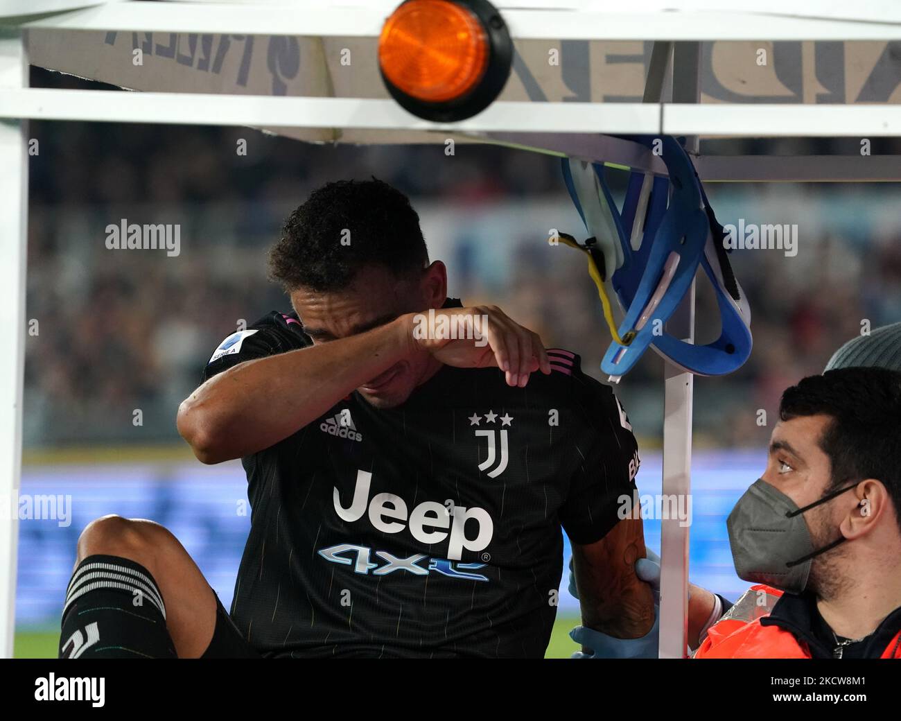Danilo von Juventus FC während des Serie A-Spiels zwischen SS Lazio und Juventus FC am 20. November 2021 Stadion 'Olimpico' in Roma, Italien (Foto von Gabriele Maricchiolo/NurPhoto) Stockfoto