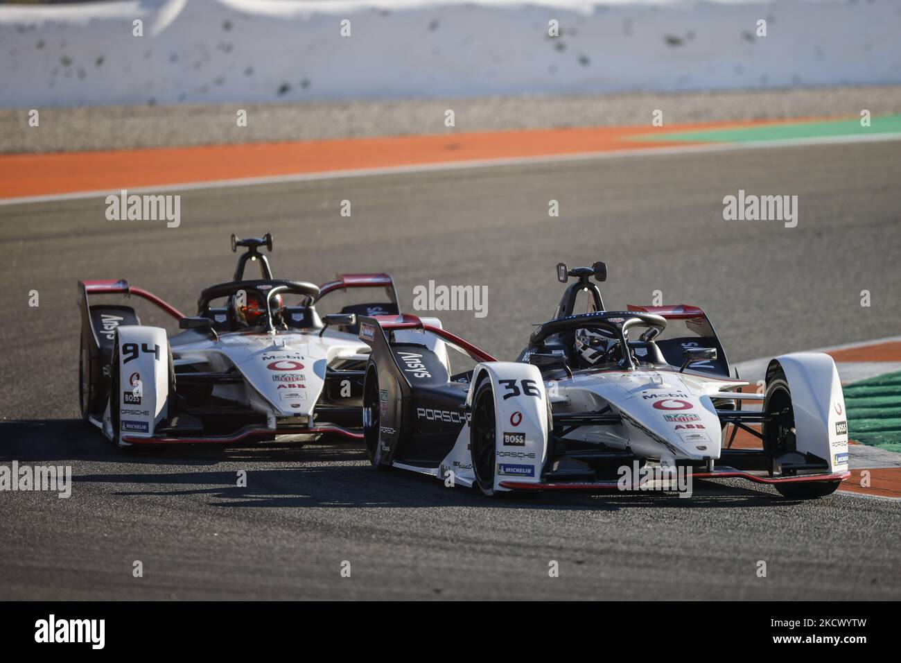 Während des ABB Formel E-Vorsaison-Tests auf dem Circuit Ricardo Tormo in Valencia am 30. November in Spanien. (Foto von Xavier Bonilla/NurPhoto) Stockfoto
