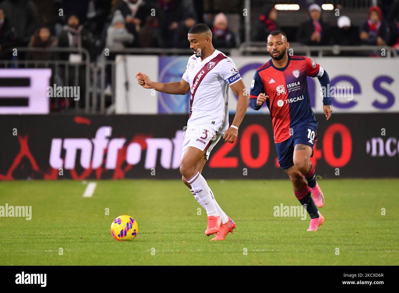 Bremer von Turin während des spiels cagliari Calcio gegen den FC Turin am 06. Dezember 2021 im Unipol Domus in Cagliari, Italien (Foto: Luigi Canu/LiveMedia/NurPhoto) Stockfoto