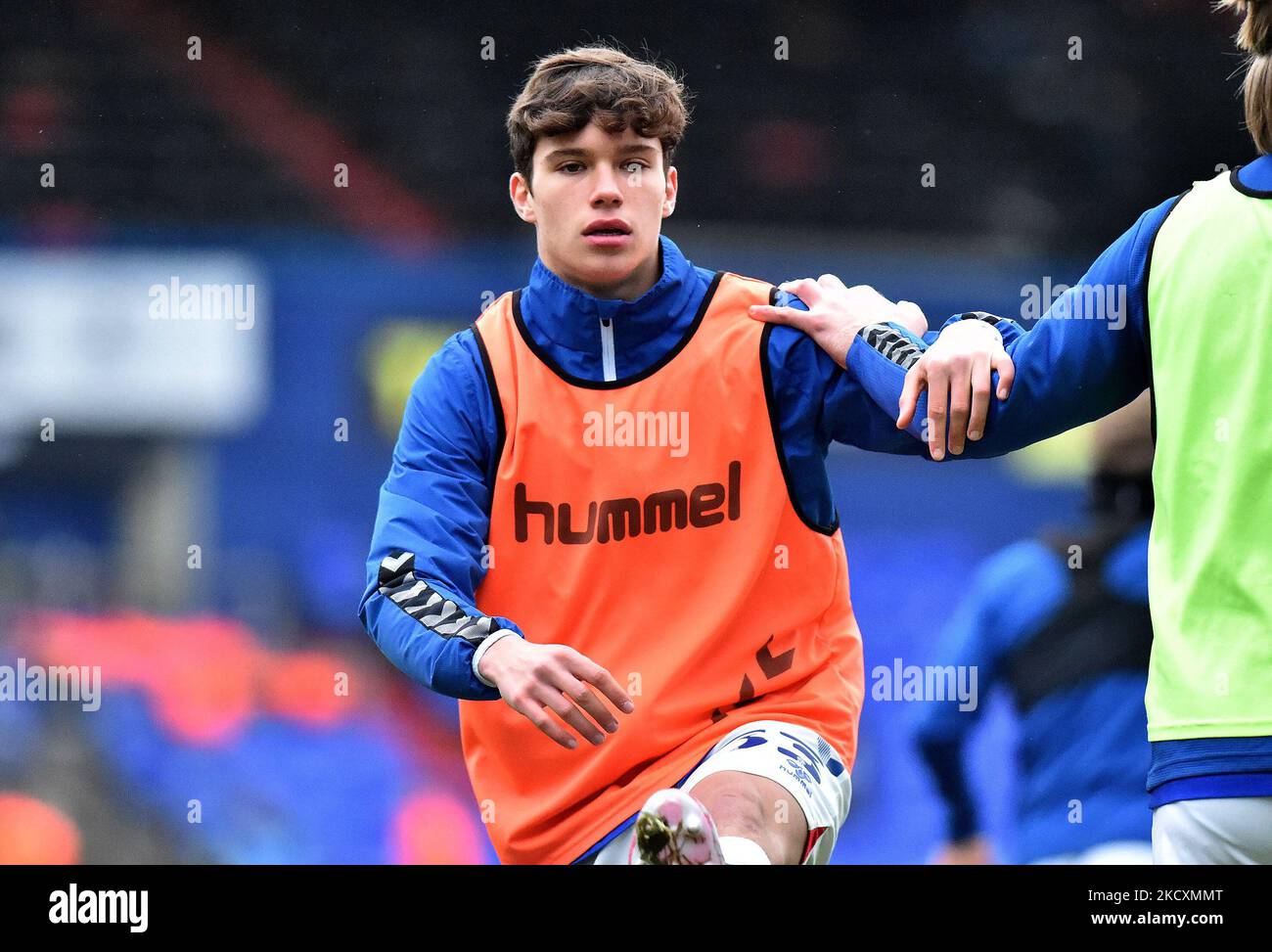 Benny Couto von Oldham Athletic während des Spiels der Sky Bet League 2 zwischen Oldham Athletic und Forest Green Rovers im Boundary Park, Oldham, am Samstag, den 11.. Dezember 2021. (Foto von Eddie Garvey/MI News/NurPhoto) Stockfoto