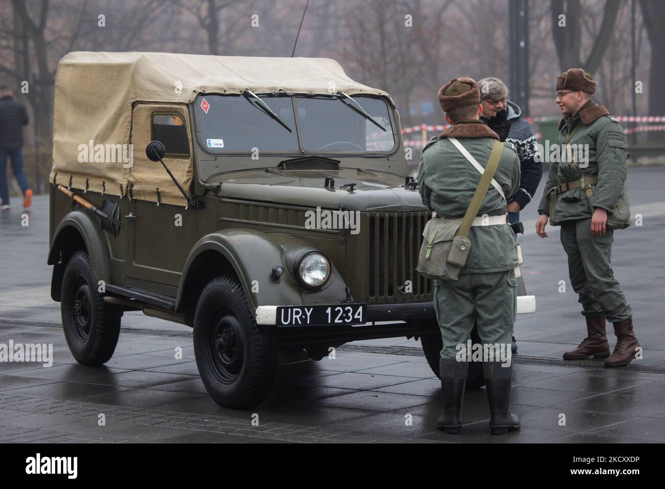 Am 13. Dezember 2021 jährt sich zum 40.. Mal die Erklärung des Kriegsrechts in Polen. Am 13. Dezember 1981 erklärte General Wojciech Jaruzelski in Polen das Kriegsrecht - später gestürzt durch Solidarität. (Foto von Krzysztof Zatycki/NurPhoto) Stockfoto