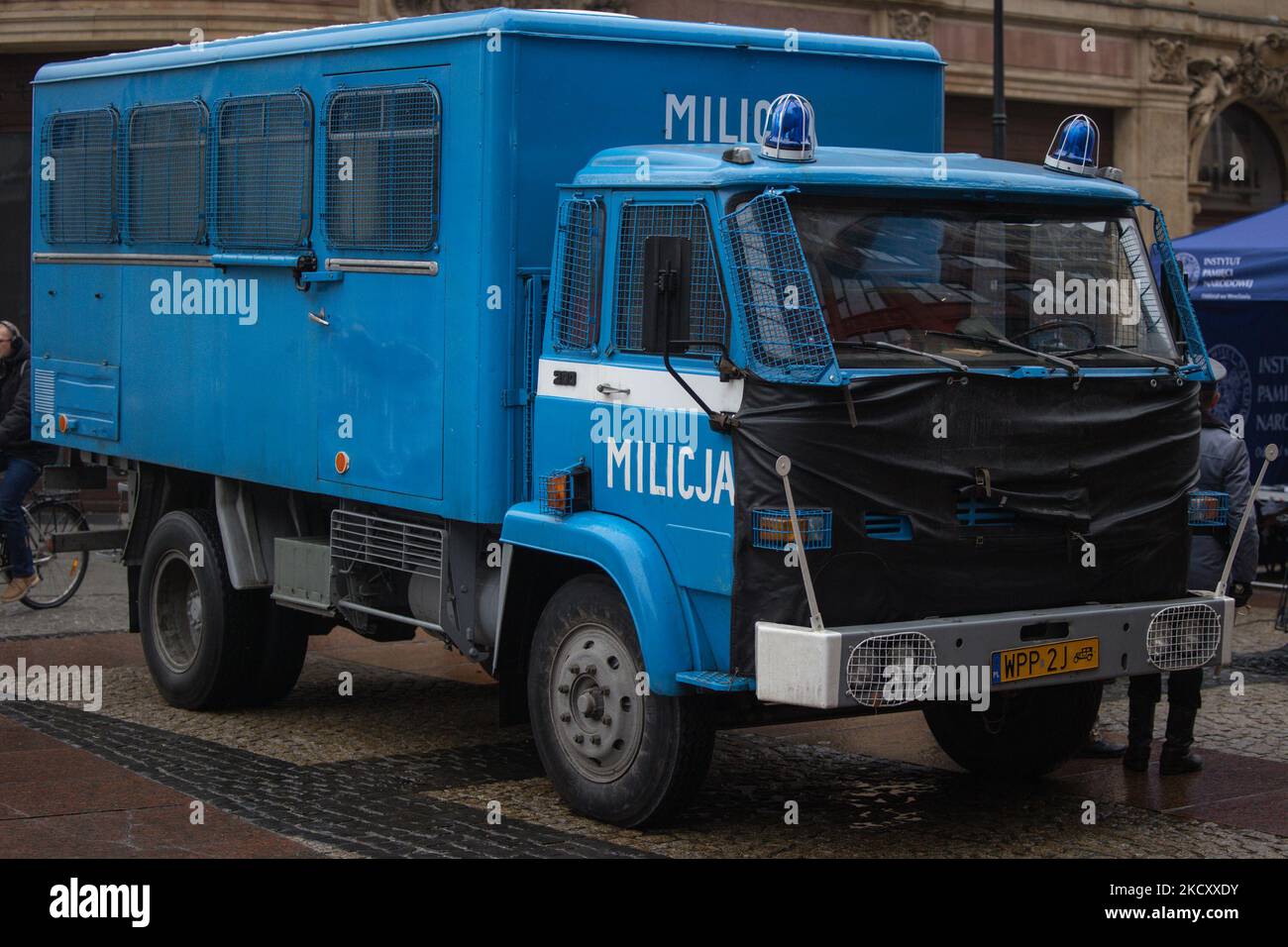 Am 13. Dezember 2021 jährt sich zum 40.. Mal die Erklärung des Kriegsrechts in Polen. Am 13. Dezember 1981 erklärte General Wojciech Jaruzelski in Polen das Kriegsrecht - später gestürzt durch Solidarität. (Foto von Krzysztof Zatycki/NurPhoto) Stockfoto