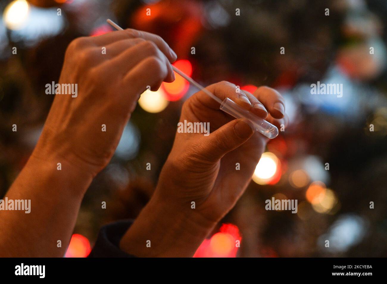 Winter sars cov 2 virale nukleoprotein antigene Fotos und