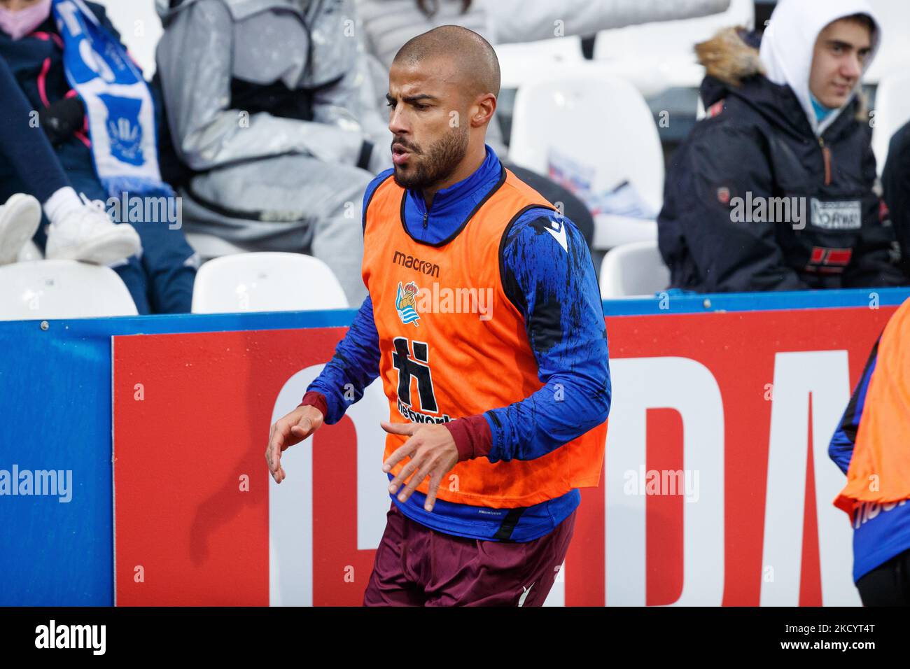 Rafinha von Real Sociedad beim dritten Spiel der La Copa del Rey zwischen CD Leganes und Real Sociedad im Stadion Butarque in Madrid, Spanien. (Foto von DAX Images/NurPhoto) Stockfoto