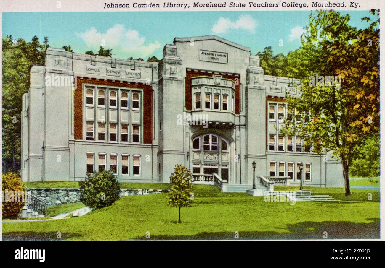 Johnson Camden Library Morehead State Teachers College Morehead KY, um 1941 Stockfoto