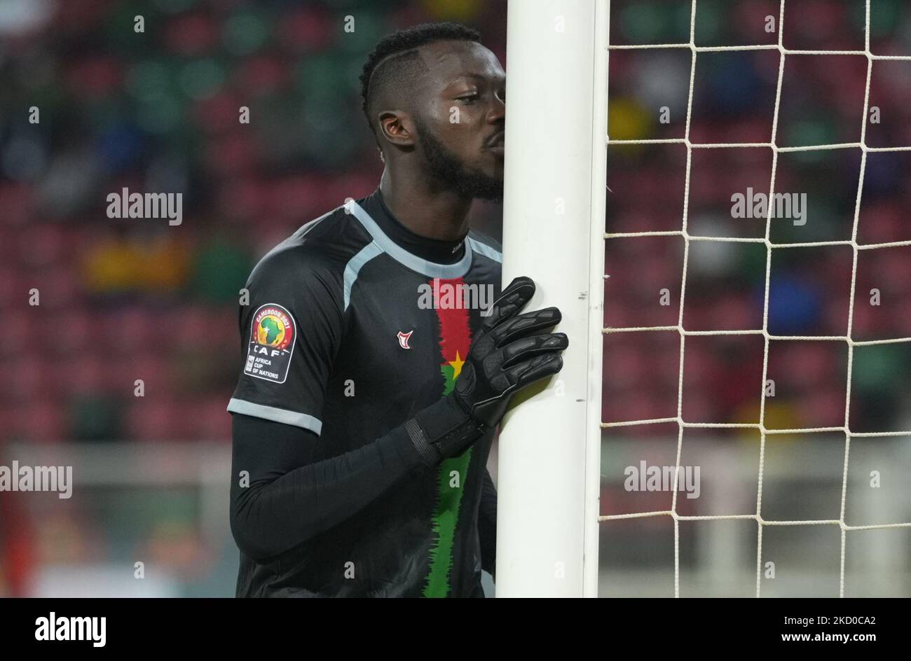 Hervé Koffi aus Burkina Faso während des Burkina FasoWettkampfs gegen