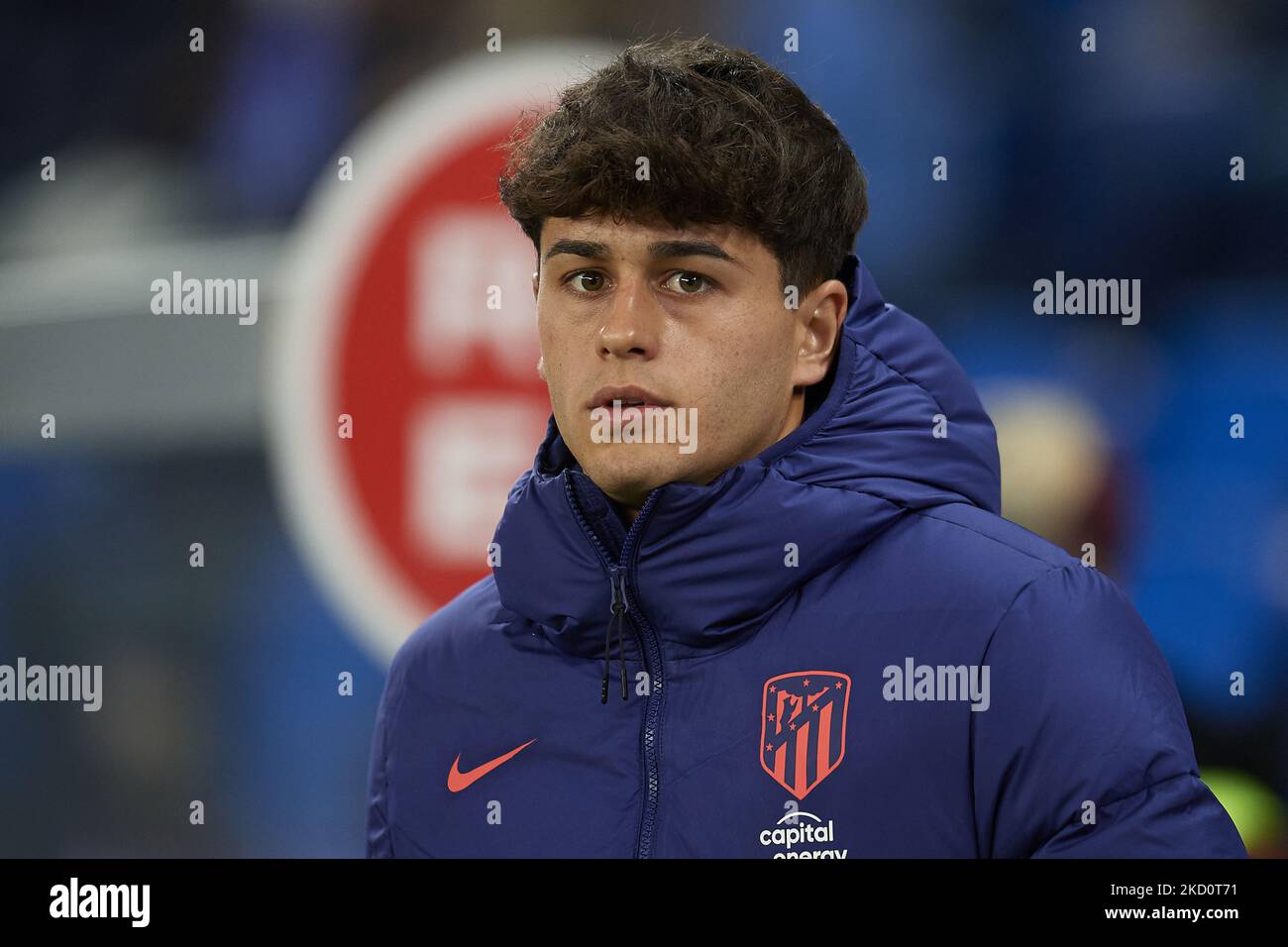 Sergio Diez von Atletico Madrid während des Copa del Rey-Spiels zwischen Real Sociedad und Club Atletico de Madrid am 19. Januar 2022 in der reale Arena in San Sebastian, Spanien. (Foto von Jose Breton/Pics Action/NurPhoto) Stockfoto