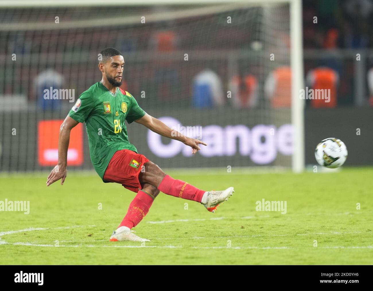 André Onana aus Kamerun während des Kamerun gegen Äthiopien, African Cup of Nations, im Olembe Stadium am 13. Januar 2022. (Foto von Ulrik Pedersen/NurPhoto) Stockfoto