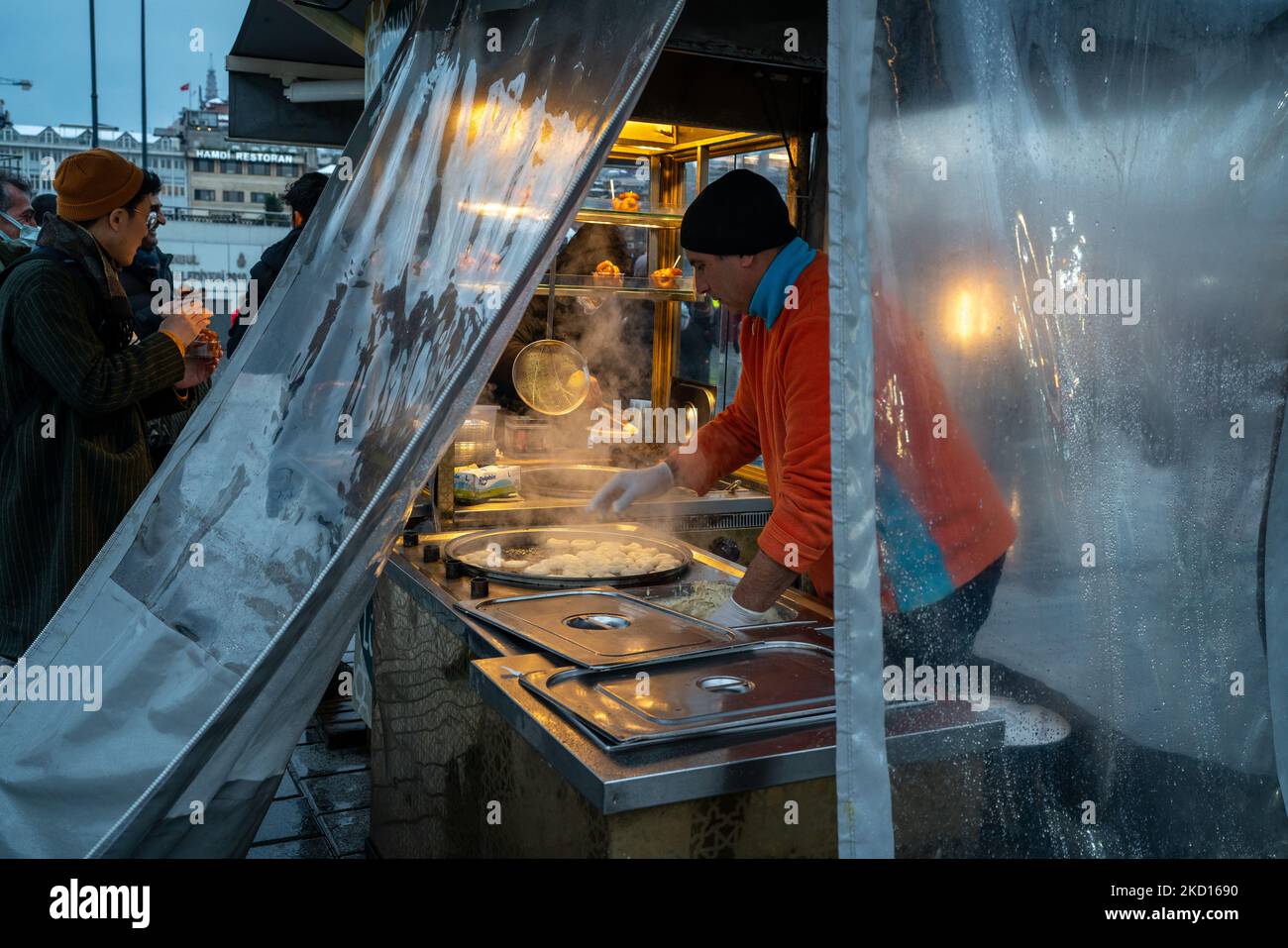 Tägliches Leben in Istanbul 24 Januar 2022. (Foto von Erhan Demirtas/NurPhoto) Stockfoto