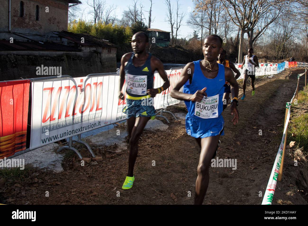 90^ Cinquemulini International Senior Men während der Leichtathletik-Internationals World Cross Country Tour - 90. Cinque Mulini 2022 am 30. Januar 2022 im San Vittore Olona in San Vittore Olona (MI), Italien (Foto: Valerio Origo/LiveMedia/NurPhoto) Stockfoto