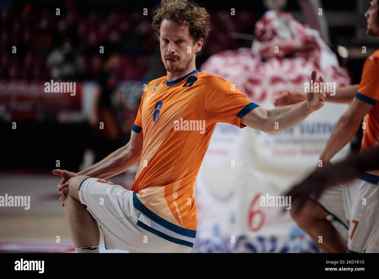 Per Gunther (Ratiopharm ULM) während der Basketball EuroCup Meisterschaft Umana Reyer Venezia gegen Ratiopharm Ulm am 02. Februar 2022 im Palasport Taliercio in Venedig, Italien (Foto: Mattia Radoni/LiveMedia/NurPhoto) Stockfoto