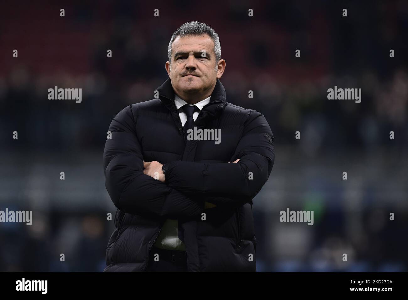 Massimiliano Farris (FC Internazionale) während des Fußballmatches Coppa Italia zwischen FC Internazionale und AS Roma im Giuseppe Meazza Stadium in Mailand, Italien, am 8. Februar 2022. (Foto von Michele Maraviglia/NurPhoto) Stockfoto